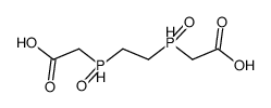 ethane-1,2-bis(P-phosphinylacetic acid) Structure