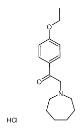 2-Azepan-1-yl-1-(4-ethoxy-phenyl)-ethanone; hydrochloride结构式