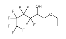 1-ethoxy-3,3,4,4,5,5,6,6,6-nonafluorohexan-2-ol结构式