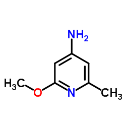 2-甲氧基-4-氨基-6-甲基吡啶结构式