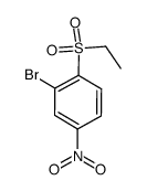2-bromo-1-(ethylsulfonyl)-4-nitrobenzene Structure