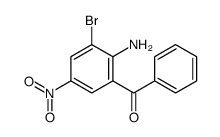 (2-amino-3-bromo-5-nitrophenyl)-phenylmethanone Structure