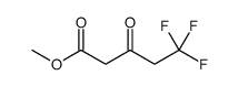 5,5,5-Trifluoro-3-oxo-pentanoic acid methyl ester Structure