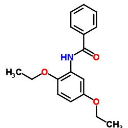2',5'-二乙氧基苯甲腈结构式