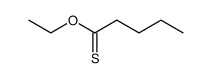 pentanethioic acid O-ethyl ester Structure