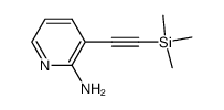 3-((trimethylsilyl)ethynyl)pyridin-2-amine Structure