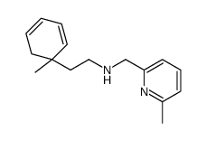 6-methyl-N-(1-methylphenethyl)pyridine-2-methylamine structure
