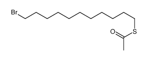 S-(11-溴十一烷基)硫代乙酸酯结构式