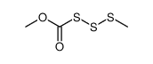 Methoxycarbonylmethyl trisulfane结构式