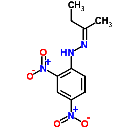 2-Butanone,2-(2,4-dinitrophenyl)hydrazone structure