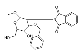2-[(2R,3R,4R,5S,6R)-5-hydroxy-6-(hydroxymethyl)-2-methoxy-4-phenylmethoxyoxan-3-yl]isoindole-1,3-dione结构式