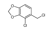 4-chloro-5-(chloromethyl)-1,3-benzodioxole Structure