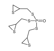tris(β-epithiopropylthio)oxophosphorus(V)结构式