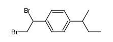 1-sec-butyl-4-(1,2-dibromo-ethyl)-benzene结构式