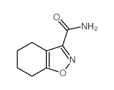 4,5,6,7-四氢-1,2-苯异唑-3-甲酰胺结构式