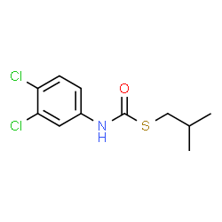 S-Isobutyl (3,4-dichlorophenyl)carbamothioate结构式