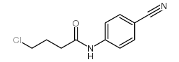 4-氯-N-(4-氰基苯基)丁酰胺结构式