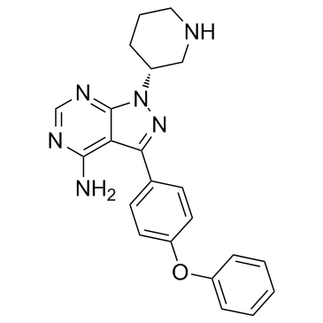 Btk inhibitor 1 (R enantiomer) structure