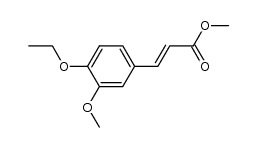 methyl 4-ethoxy-3-methoxycinnamate Structure