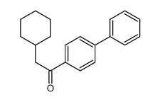 2-cyclohexyl-1-(4-phenylphenyl)ethanone结构式