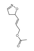 (E)-3-(4,5-dihydroisoxazol-5-yl)allyl acetate Structure