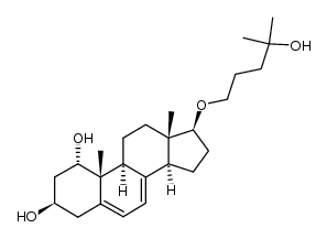 (1S,3R,9S,10R,13S,14S,17S)-17-((4-hydroxy-4-methylpentyl)oxy)-10,13-dimethyl-2,3,4,9,10,11,12,13,14,15,16,17-dodecahydro-1H-cyclopenta[a]phenanthrene-1,3-diol Structure