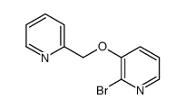 2-Bromo-3-(pyridin-2-ylmethoxy)-pyridine Structure