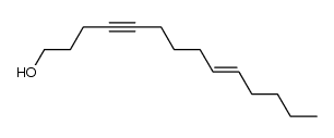 tetradeca-(E)-9-en-4-yn-1-ol结构式