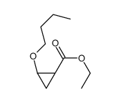 ethyl (1R,2R)-2-butoxycyclopropane-1-carboxylate结构式