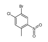 1-Bromo-2-chloro-4-methyl-5-nitrobenzene Structure