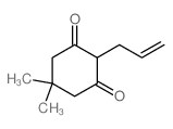 1,3-Cyclohexanedione,5,5-dimethyl-2-(2-propen-1-yl)-结构式