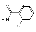 3-氯吡啶-2-羧胺结构式