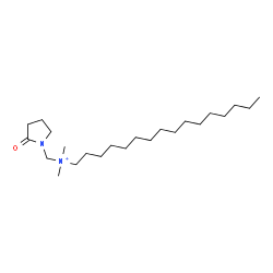 Cetyl pyrrolidonylmethyl dimonium chloride Structure