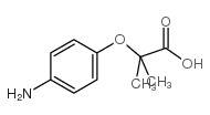 2-(4-氨基苯氧基)-2-甲基丙酸结构式