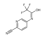 N-(6-Cyano-3-pyridinyl)-2,2,2-trifluoroacetamide Structure
