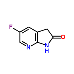 5-氟-7-氮杂吲哚-2-酮结构式