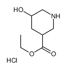 5-羟基哌啶-3-甲酸乙酯盐酸盐结构式