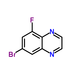 7-溴-5-氟喹噁啉结构式