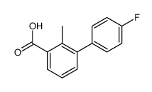 3-(4-fluorophenyl)-2-methylbenzoic acid结构式