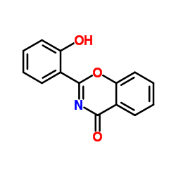 2-(2-Hydroxyphenyl)-4H-1,3-benzoxazin-4-one Structure
