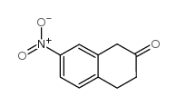 7-硝基-3,4-二氢-1H-2-萘酮结构式