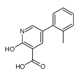 5-(2-methylphenyl)-2-oxo-1H-pyridine-3-carboxylic acid结构式