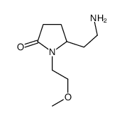 5-(2-氨基-乙基)-1-(2-甲氧基-乙基)-吡咯烷-2-酮结构式