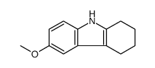 6-甲氧基-1,2,3,4-四氢咔唑结构式