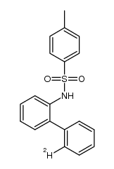 N-Ts-2-(2'-deuteriophenyl)aniline Structure