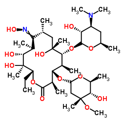 红霉素A肟结构式