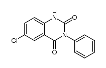 6-chloro-3-phenyl-2,4(1H,3H)-quinazolinedione Structure