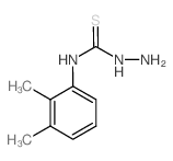 N-(2,3-二甲基苯基)肼硫代甲酰胺结构式