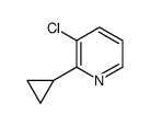 3-chloro-2-cyclopropylpyridine结构式