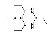 trimethyl-(2,4,6-triethyl-1,3,5,2,4,6-triazatriborinan-1-yl)silane结构式
